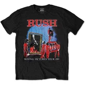 Rush Moving Pictures Tour Black XL Majica
