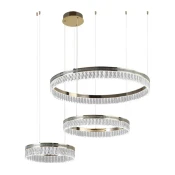 LED zatemljiv kristalni lestenec na kablu THALIA LED/120W/230V 3000-6000K + z daljinskim upravljalnikom