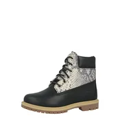 TIMBERLAND Gležnarji z vezalkami črna/off-bela