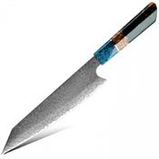 Damask kuhinjski nož Saltama - Kiritsuke / Dark Green KP20091