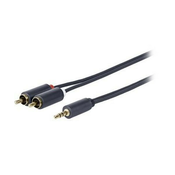 Vivolink PROMJRCA30 avdio kabel 30 m 3,5 mm 2 x RCA črne barve