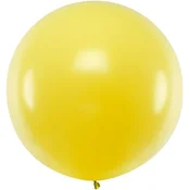 shumee Velik balon 1 m, pastelno rumen, 1 kos.