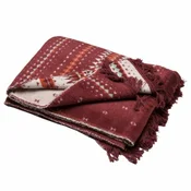 Odeja Vienna 150 x 200 cm, norwegian bordure - bordo