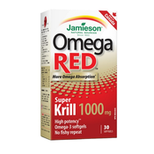 JAMIESON prehransko dopolnilo Omega Red Super Krill, 30 kapsul