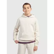 New Balance Brush Back Small Logo Kids Hoodie timberwolf