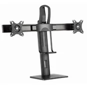 Gembird MS-D2-01 Stoni držac za dva monitora, Podesivi, 17”-27”, Nosivost 2x6kg