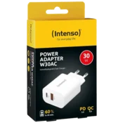 Intenso Punjac kucni, brzi, 1 x USB-A, 1 x UCB-C, 3A, 30W - Power Adapter W30AC