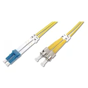 FO patch cord, duplex, LC to ST SM OS2 09/125 µ, 2 m