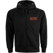 AC/DC Logo (Back Print) Black M Ženske Kapuco
