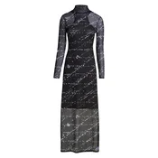 KARL LAGERFELD JEANS Večerna obleka lila / črna / bela