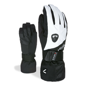 LEVEL Unisex rukavice za skijanje BUTTER FLY W ECLIPSE, Crno-bele