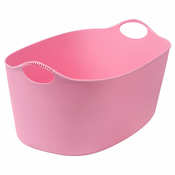 TORKIS Fleks. korpa za veš,unutra/spolja, roze, 35 l