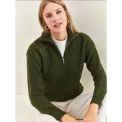 Bianco Lucci Pulover Pullover kaki