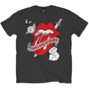 The Rolling Stones Vintage Tattoo Charcoal Grey M Majica