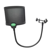 Zaštita za mikrofon, Paravan U oblik, Pop filter mrežica, Crna