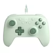 8BitDo Ultimate 2C žično, računalnik (Windows), mobilni telefon (Android), 1000 Hz, Hallov efekt, zeleno, žični krmilnik