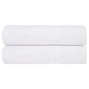 Rucnici za tuširanje FROGN 2 kom Bijeli 70x140 cm 360 g/m2