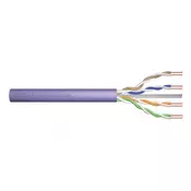 CAT 6 U-UTP installation cable, 250 MHz, AWG 23/1 Dca (LSZH-1), 50 m, paper box, simplex, purple