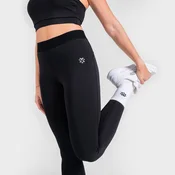 Polleo Womens Fearless Leggings, Black - XS