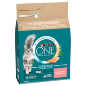 Purina ONE Adult losos & polnovredne žitarice - Varčno pakiranje: 3x2,8 kg