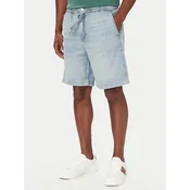 Guess Jeans kratke hlače Carson M6YDVB D1407 Svetlo modra Relaxed Fit