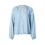 Emily Van Den Bergh Bluza pastelno modra / svetlo modra