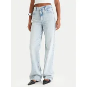 Patrizia Pepe Jeans hlače 8P0487/D1WZB-CB01 Modra Regular Fit