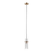 ITALUX PND-40760-1-HBR - Luster na sajli TARASO 1xE14/40W/230V zlatna