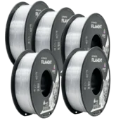 Smart Print 5x ABS Prozorna Filament 1.75mm - Smart Print ABS+ za 3D Tisk (1kg Kolut)