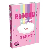 ICO: Lizzysuli Lollipop Rainbow mapa z elastiko za zvezke A4