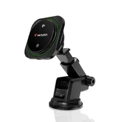 Verbatim Verbatim Charge n Drive Qi2 Magnetski Bežicni Auto Punjac RGB