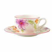Villeroy & Boch Skodelica za zajtrk s krožničkom iz kolekcije MARIEFLEUR 2 kosa