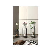 Hanah Home Drveni stalak za biljke Flower Desk Round