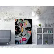 Wallity Dekorativna slika na platnu, 50x70cm, Šarena