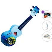 Mahalo Hawaii Standard SET Hawaii Blue Burst Soprano ukulele