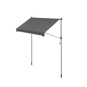 Songmics Nastavljiv objemka za tende tenda 250x120 cm antracit