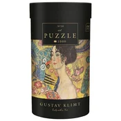 PUZZLE 1000 KOM TUBA ART.10 GUSTAV KLIMT LADY WITH A FAN INTERDRUK