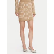 PINKO Mini krilo Bang Bang 106040 A2YD Bež Slim Fit