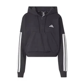 Adidas Ženski duks sa kapuljacom W 3S Ft Qz Hd JN1956, Crni