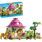 Playmobil PLAYMOBIL Magic Unicorns Feenzuhause - hišica z GOld Unicorn in hlevčkom