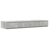 Ladice za krevet s ladicama Betonski sivi 120 x 36,5 x 16,5 cm