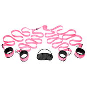 Frisky Pink Bedroom Restraint Kit Pink