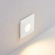 Molto Luce LED svetilka za vgradnjo Wall 68R Sina SQ, bela, aluminij, CCT - Hodnik - Sodobni