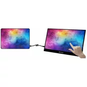 Prenosni monitor Verbatim 43,9 cm (17,3) PMT-17 1920x1080 IPS 6ms HDMI 2xUSB-C USB2.0 Zvočniki 10 točkovni kapacitivni G+G