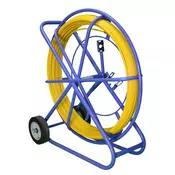 Extralink Pilot 8mm 50m | Pilot za vlečenje kablov | stekleni vlakni FRP, premer 8mm, dolžina 50m, rumena