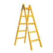 A lestev lesena pleskarska 5 stopnic A5 Fasade M&M - 5 stopnic - tip A
