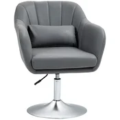 Homestar Lounge stol 60x60x79-91 cm temno siva nastavljiv