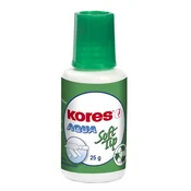 Korekturni lak, na vodni osnovi, 20 ml, KORES Soft Tip