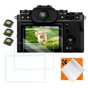 K&F Fujifilm X-T5 Screen Protector*3pcs+Hot-shoe level*3pcs+Vacuum Cleaning Cloth*1