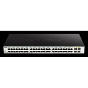 D-Link DGS-1210-52/ME/E 48-portni 10/100/1000BASE-T 4-portni 1 Gbps SFP portni Metro Ethernet